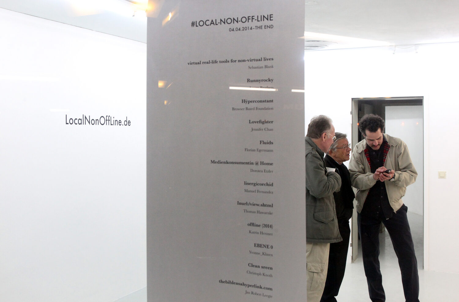 LocalNonOffline — the column with the #LOCAL-NON-OFF-LINE work list inside the white space